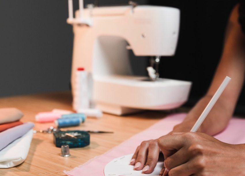 person-sewing-machine